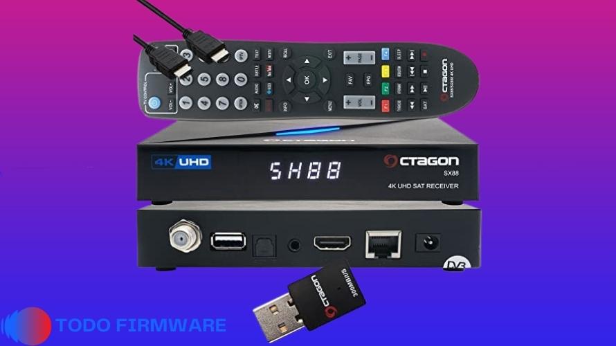 FIRMWARE OCTAGON SX88 4K UHD S2+ IP 